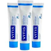 Vitis - Tandpasta Sensitive - 3 x 75 ml - Voordeelverpakking