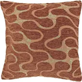 Unique living sierkussen lux 45x45cm orange flame