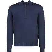 Cars trui donkerblauw fijn gebreid Jongens Viscose Opstaande kraag Effen - maat 164