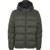 Blend Winterjas donkergroen / zwart / wit