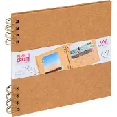 Walther design SA-019-P Spiraal album PAC - Formaat 19 x 19 cm - Bruin