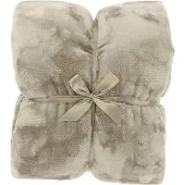 Unique living plaid silke 150x200cm chateau grey