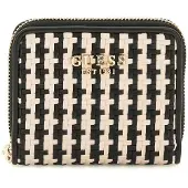 GUESS portemonnee Phaedra SLG Zip Around Wallet Black Multi zwart