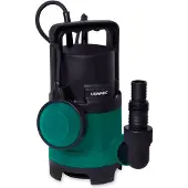 Vonroc Dompelpomp – Voor Vuil- & Schoonwater – 8000 l/u – 400 W – Zwart