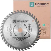 Vonroc Zaagblad voor cirkelzaag 150x16 mm 40T – geschikt voor hout - Universeel