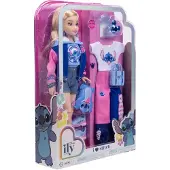 JAKKS Pacific Disney ily 4EVER 29cm Stitch-geïnspireerde modepop met collegejasje