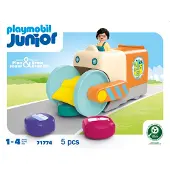 Playmobil Junior duw- en grijpvuilniswagen |