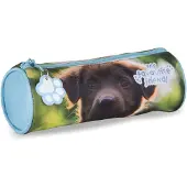 Lannoo Graphics - MY FAVOURITE FRIENDS ETUI ROND 23CM BLUE / DOG
