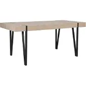 Beliani ADENA - Eettafel - Lichte houtkleur - 90 x 150 cm - MDF