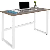 Hjh OFFICE WORKSPACE LIGHT I | 120x60 - Bureau Walnoot / Wit