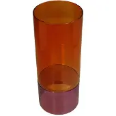HD Collection Vase Glass Multi 12x12x30cm