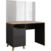 Vicco Karen Kaptafel – 110 cm met spiegel Antraciet/Artisan