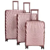 Enrico Benetti Calgary 3-delige kofferset roze