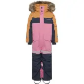 Didriksons Bjärven, winteroverall, junior, lichtroze