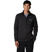 Columbia Sweater Weather Full Zip Men's Outdoorvest - black heather - Maat S