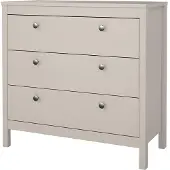 Ebuy24 Madrid kommode 3 lades cashmere.