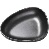 Lind DNA Curve Stoneware diep bord 19x22 cm Black
