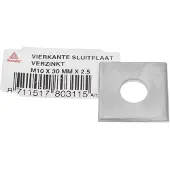 Deltafix - Vierkante sluitplaat m10 30mm