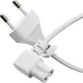 Sonero Netsnoer X-ESG-C7W-030W, Europastekker, recht, wit, 3m