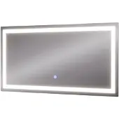 Vicco Miral Badkamerspiegel – 80 x 40 cm met koplampverlichting Glas