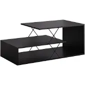 Vicco Nario Salontafel – 100 x 50 cm Zwart