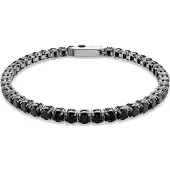Swarovski sieraden Matrix Tennisarmband 5696033 | zwarte armband met zwarte tinten, ultramoderne stijl
