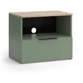 Vicco Wido TV-meubel – 60 x 50 cm met lade Groen