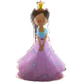 Folat Folieballon - Vorm - Prinses - 55 x 85 cm