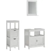 Vicco Vilda Badkamermeubelset – 3 delen Wit