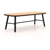 Hartman Tuintafel TUBB Teak Dining Table Black 240 x 100 cm