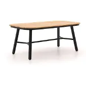 Hartman Tuintafel TUBB Teak Dining Table Black 185 x 100 cm