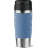 Tefal Travel Mug Classic Twist - Thermosfles - 0.36L - Blauw - Compact - Lekvrij - Geschikt voor Koffie