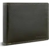 Bugatti Leer portemonnee Savona Wallet With Flap 8CC Green olijfgroen