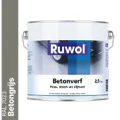 Ruwol Betonverf Betongrijs (RAL 7023) 2,5 liter