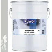 Ruwol Betonverf Lichtgrijs (RAL 7035) 20 liter