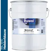 Ruwol Betonverf Helderblauw (RAL 5010) 20 liter