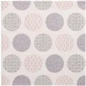 Papstar 50 Servetten ROYAL Collection 1/4 vouw 40 cm x 40 cm geel/rood Rococo