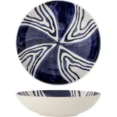 Bloomingville Shama Kom, Blauw, Steengoed