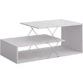 Vicco Nario Salontafel – 100 x 50 cm Wit