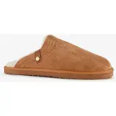 Thu!s heren pantoffels met teddy voering cognac maat 42