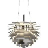 Louis Poulsen PH Artichoke Hanglamp - Ø 48 cm Stainless Steel | LED 3000K 41W | DALI