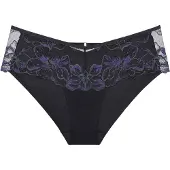 Triumph Slip ' Wild Gardenia Florale ' zwart