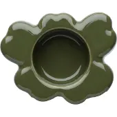 Marimekko Unikko kaarsenhouder 3x10 cm Harvest green