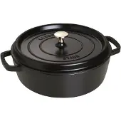 Staub Lage Ronde Cocotte 26 cm 3,8 l - Zwart