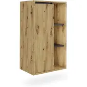 Vicco Viola Midikast – 50 x 86 cm met open vakken Artisanaal/grijs