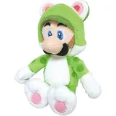 Together plus Super Mario - Cat Luigi Knuffel (25cm)