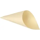 Papstar 50 Fingerfood cone, hout pure Ø 4,5 cm · 8,5 cm