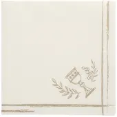 Papstar 50 Servetten ROYAL Collection 1/4 vouw 40 cm x 40 cm Communion / Confirmation