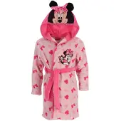 Minnie mouse Badjas - Maat 122/128 - Polyester - Roze - Badjas kind