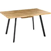 Beliani HARLOW - Uitschuifbare eettafel - Bruin - MDF